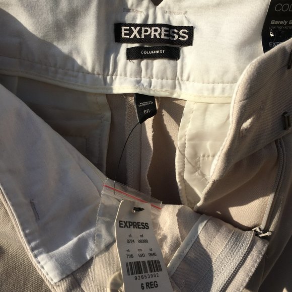 EXPRESS Beige Dress Pants - Picture 3 of 10